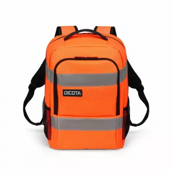 DICOTA P20471-18 Mugursoma Melna Pelēka Oranža Pārstrādāts PET