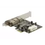 DeLOCK PCI Express FireWire A/B interfeisa karte 89153