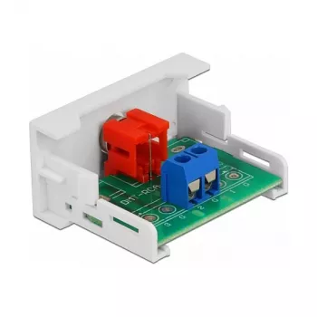 DeLOCK Easy 45 81337 RCA ligzdas modulis, balts