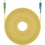 Goobay 59663 optiskās šķiedras kabelis 15 m SC/APC SC/UPC FTTH OS2 dzeltens (59663)