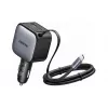 Auto lādētājs UGREEN Nexode EC603 90W 3-in-1 ar 1x USB-C, 1x USB-A un 70 cm ievelkamu USB-C kabeli, QC 3.0 PD 3.0