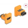 DeLOCK D-Type modulis HDMI-A sieviete-sieviete 4K oranžs