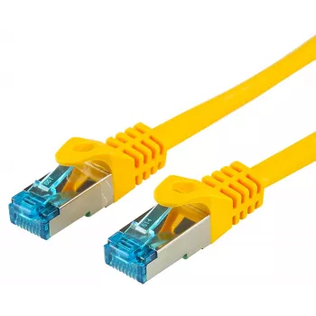 Wentronic Goobay CAT 5e Patch Kabelis, SF/UTP, Dzeltens, 0,25 m - CCA Vara Maisījums (95205)