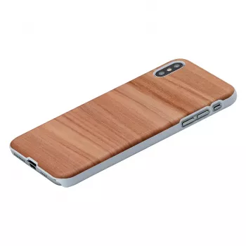 Viedtālruņa maciņš man and wood iPhone XS Max — Cappuccino White