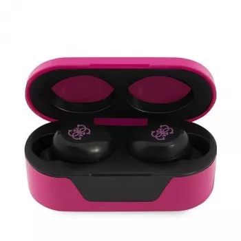 GUESS GUTWST31EM Iekšējās austiņas ar mikrofonu, Bluetooth, fuksīna krāsa