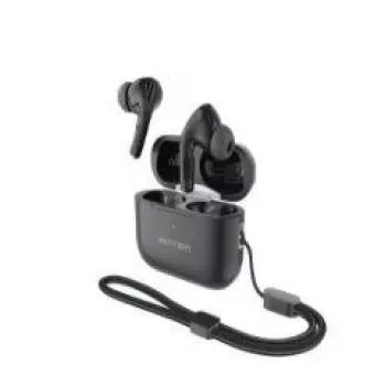 Bezvadu austiņas Vention Echo Lite E11 Pro — melnas, uz auss, modelis NBVB0-PRO