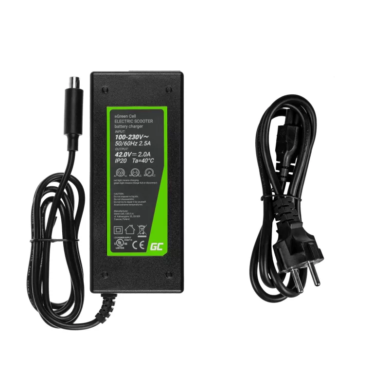 Iekštelpu barošanas adapteris Green Cell SAD01 100-240V Melns