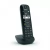Bezvadu telefonu klausule Gigaset AS690HX, DECT/Analog, Melna