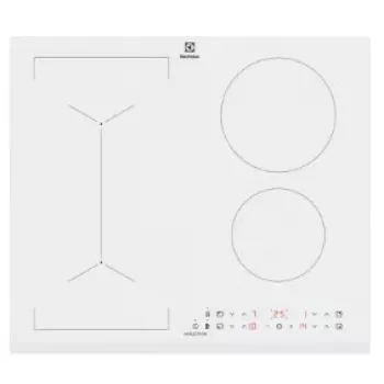 Electrolux LIV63431BW Baltā iebūvējamā 59 cm indukcijas plīts virsma ar 4 zonām