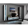 TV statīvs VIGO NEW 30/180/40, 1800×400×300 mm, melna virsma, skaidu plātnes rāmis
