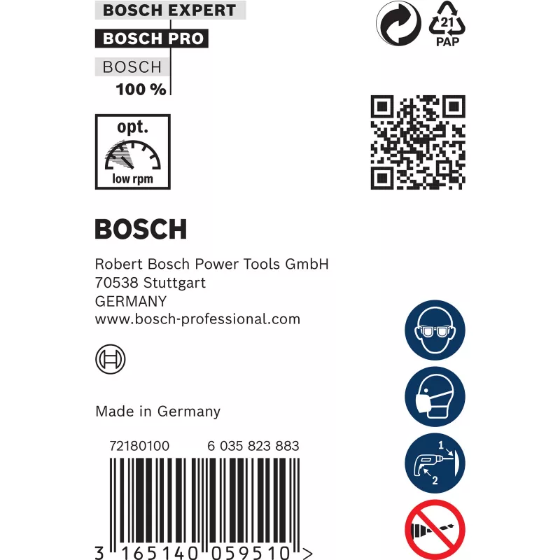 Bosch montāžas urbjuzgalis, 600 mm