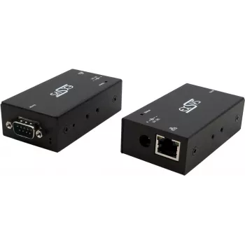 Seriālo ierīču serveris Exsys EX-6111-2 Ethernet uz 1×RS-232 ar 5V 4A ārējo barošanas bloku