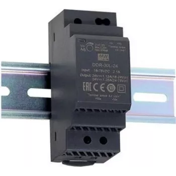 MEAN WELL DDR-30G-12 līdzsprieguma pārveidotājs 12V 2.5A 30W DIN sliedei