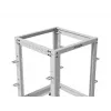 Atvērtais statīvs 19 inch 15U 600x600-1100 pelēks