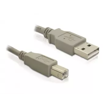 USB kabelis DeLOCK 82215 1,8 m USB A USB B Pelēks