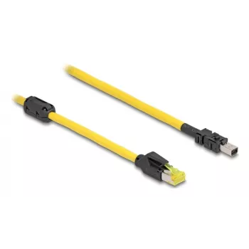 Delock kabelis RJ45 spraudnis Cat.6 uz Mini I/O 8 kontaktu D-Form Type 2 2 m (81251)