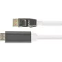 PYTHON PYT M0224 - DP 1.4 uz HDMI 2.0 A spraudnis Nylon 4K@60Hz 5 m Balts