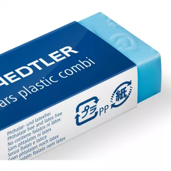 Dzēšgumija Staedtler Mars plastic combi balta