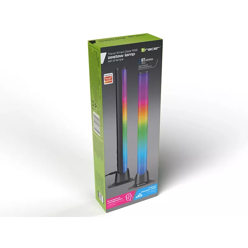 Tracer Smart Desk - Galda lampa - LED - RGB gaisma (2 iepakojumā)