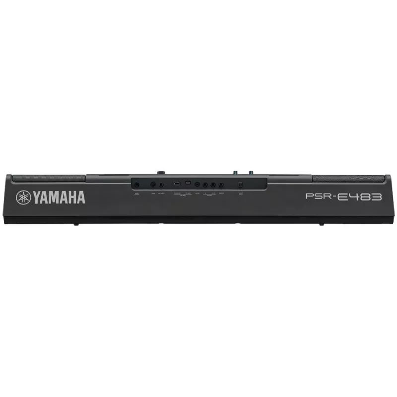 Taustiņinstrumentu Yamaha PSR-E483 — 61 taustiņu portatīvais aranžētājs ar pieskāriena jutību un USB-MIDI