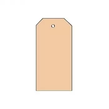 HERMA kartona birkas – gluda brūna – 90 x 45 mm – 1000 gab. (6014)