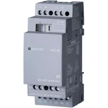 Siemens LOGO! AM2 AQ 0BA2 Paplašinājuma modulis 6ED1055-1MM00-0BA2 24 V/DC