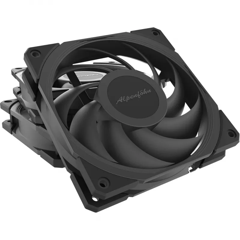 120 mm PWM korpusa ventilators EKL Alpenföhn Jetstream 120x120x27, PWM vadība, 27 mm biezums