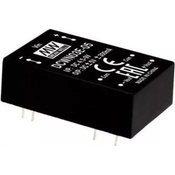 MEAN WELL DCWN03E-05 līdzstrāvas sprieguma pārveidotājs 3W 5V 0.3A RoHS