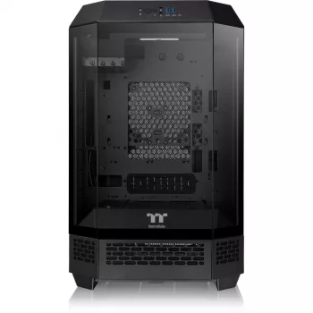 Thermaltake The Tower 300 Black Micro Tower - dators korpuss ar rūdītu stiklu