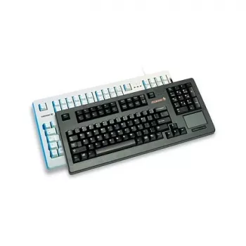 Vadu tastatūra Cherry TouchBoard G80-11900, Šveices izkārtojums, melna, 105 taustiņi, USB, 1,75 m kabelis