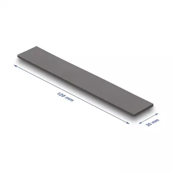 Termopaliktnis DeLOCK 18471 3.2 W/m·K Pelēks 20x120x3 mm