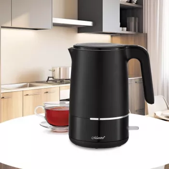 Maestro MR-037 elektriskā tējkanna 1.7 L 1800 W (MR-037-BLACK) Melna