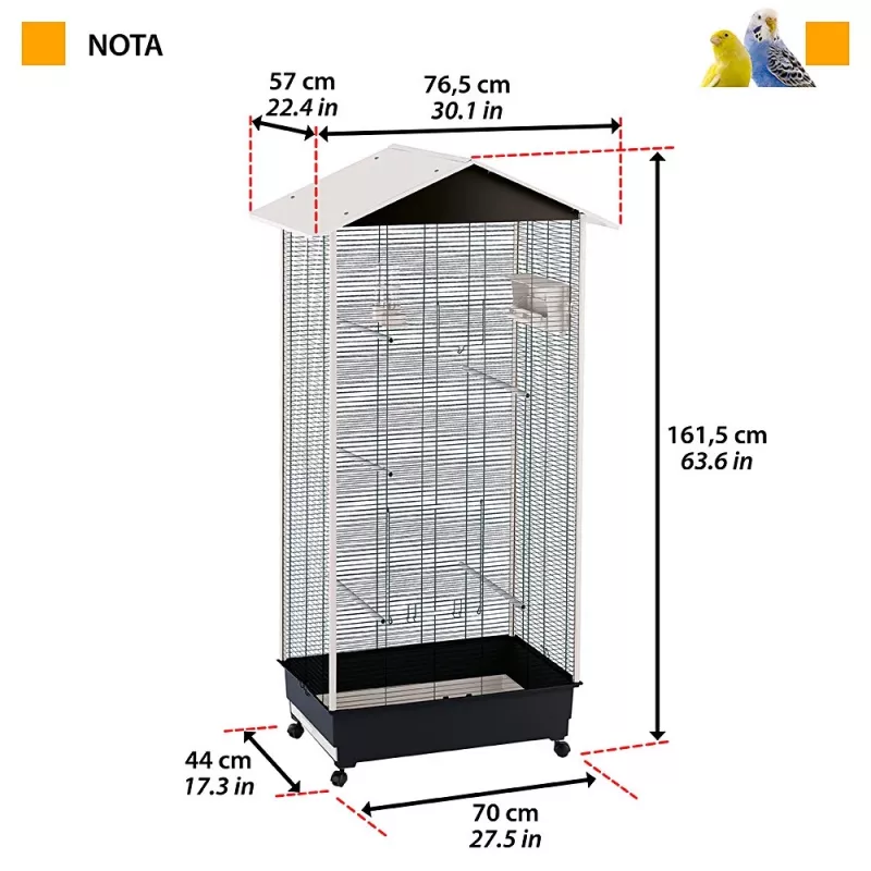 FERPLAST Nota Aviārija - 161,5 cm