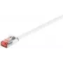 Wentronic Goobay CAT 6 plakanais lēciena kabelis, U/FTP, balts, 15 m – vara materiāls (94922)