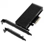 GRAUGEAR G-M2PCI01 Iekšējais M.2 adapteris PCIe vīrietis Melns 128mm