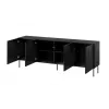 Cama kumode ISLA 200x40x75 matēts melns
