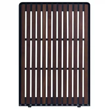 PC korpuss Lian Li A3-mATX Wood Edition — valrieksta priekšpuse, melns šasija