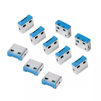 USB bloķētājs LogiLink AU0046 zils