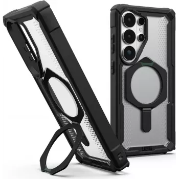 UAG Urban Armor Gear Plasma XTE Maciņš ar Statīvu un Magnētu Moduli Samsung Galaxy S26 Ultra Melns/caurspīdīgs 21452211404G