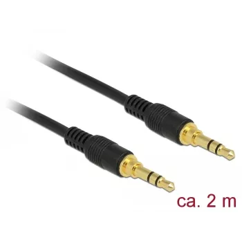 Audio kabelis 3.5 mm DeLOCK 85549 2 m Melns
