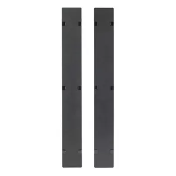 APC NetShelter kabeļu pārvaldības komplekts, vertikāls, ar eņģu vākiem, NetShelter SX 750mm 48U, 2 gab., 109 x 2184 x 13 mm