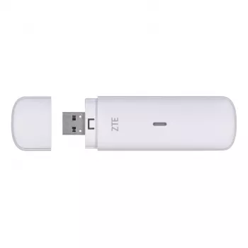 USB mobīlais modems ZTE MF833N, 4G LTE līdz 150 Mbps, balts