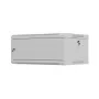 Pie sienas montējams 19 collu instalācijas skapis LANBERG WF01-6404-00S 4U 600×450 mm, pelēks