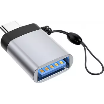 Microconnect USB3.0ACFB-KEY pārveidotājs USB C uz USB A, melns/sudrabs