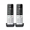 Gigaset COMFORT 500HX duo Analog/DECT telefons ar zvana identifikāciju Melns, Sudrabs