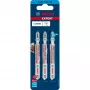 Finierzāģa asmens Bosch Laminate Clean 3 gab. Karbīds 1,5 cm