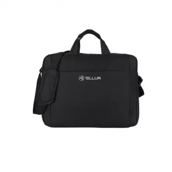 Somas Tellur TLL611312 15,6 collu klēpjdatoriem, Cozy Black, polsterēts nodalījums, rāvējslēdzēja kabatas