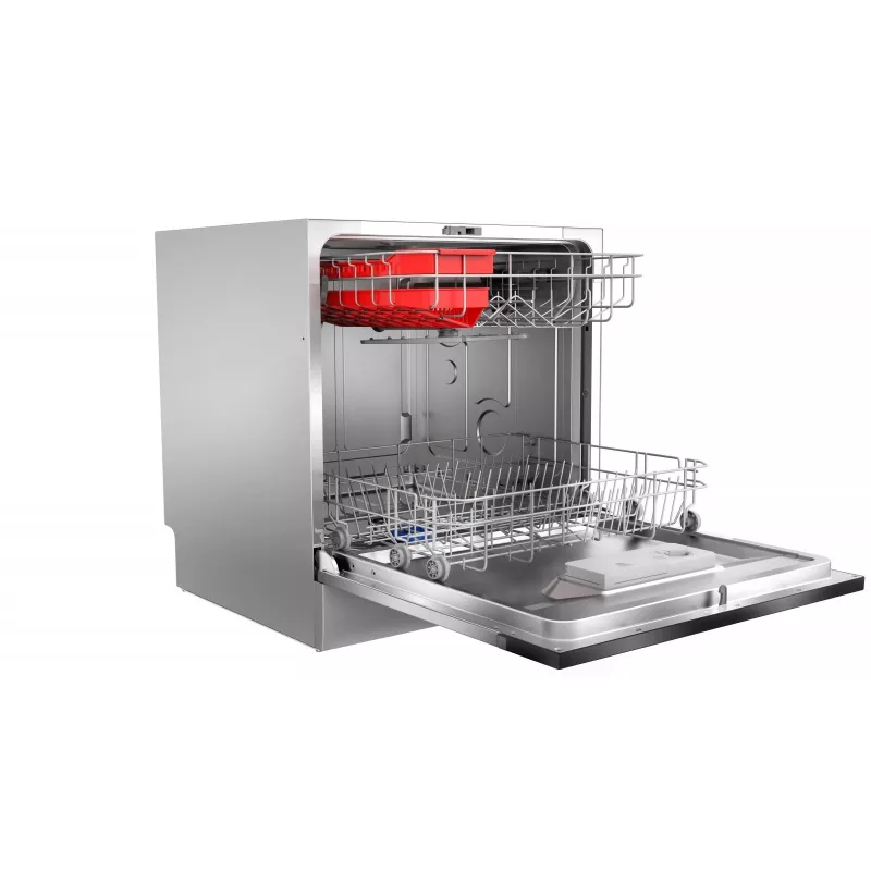 Trauku mazgājamā mašīna Toshiba DW-08T2EE(W)-PL, 8 komplekti, F energoklase, 49 dB, 55×59×50 mm