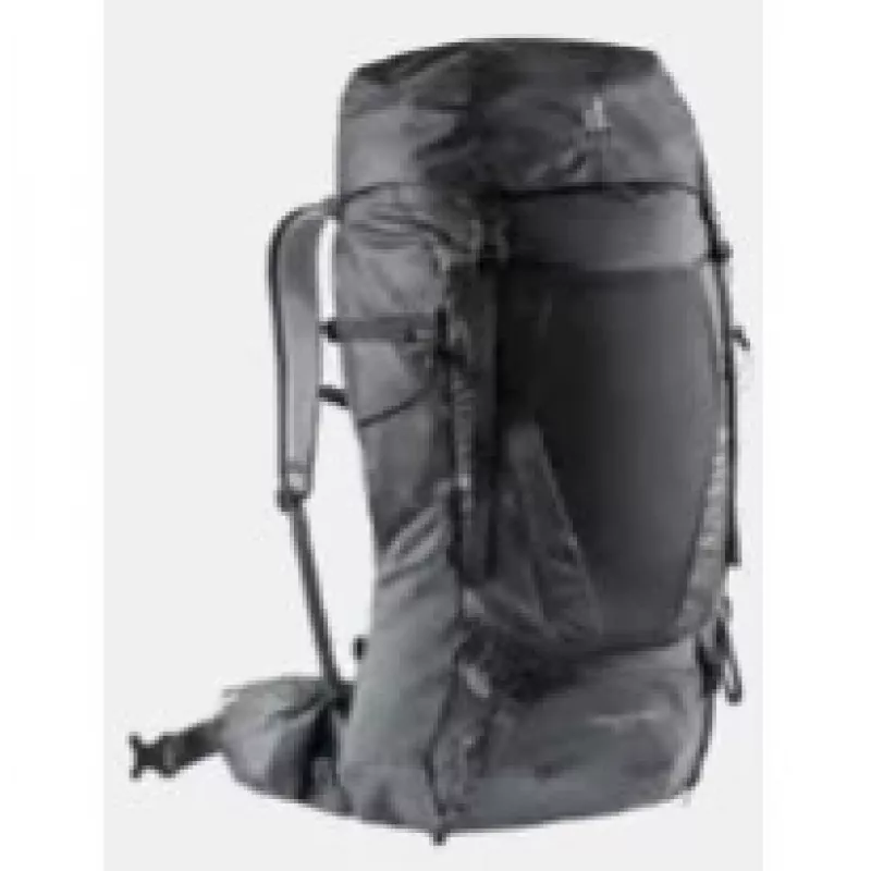 Mugursoma DEUTER Futura Air Trek 50 L – augšējā iekraušana, 50 L tilpums, paplašināma līdz 60 L, unisex, melna