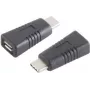Pārejas savienotājs ShiverPeaks BS13-20014 USB 3.1 Type-C uz Micro-USB 2.0 Type-B Melns